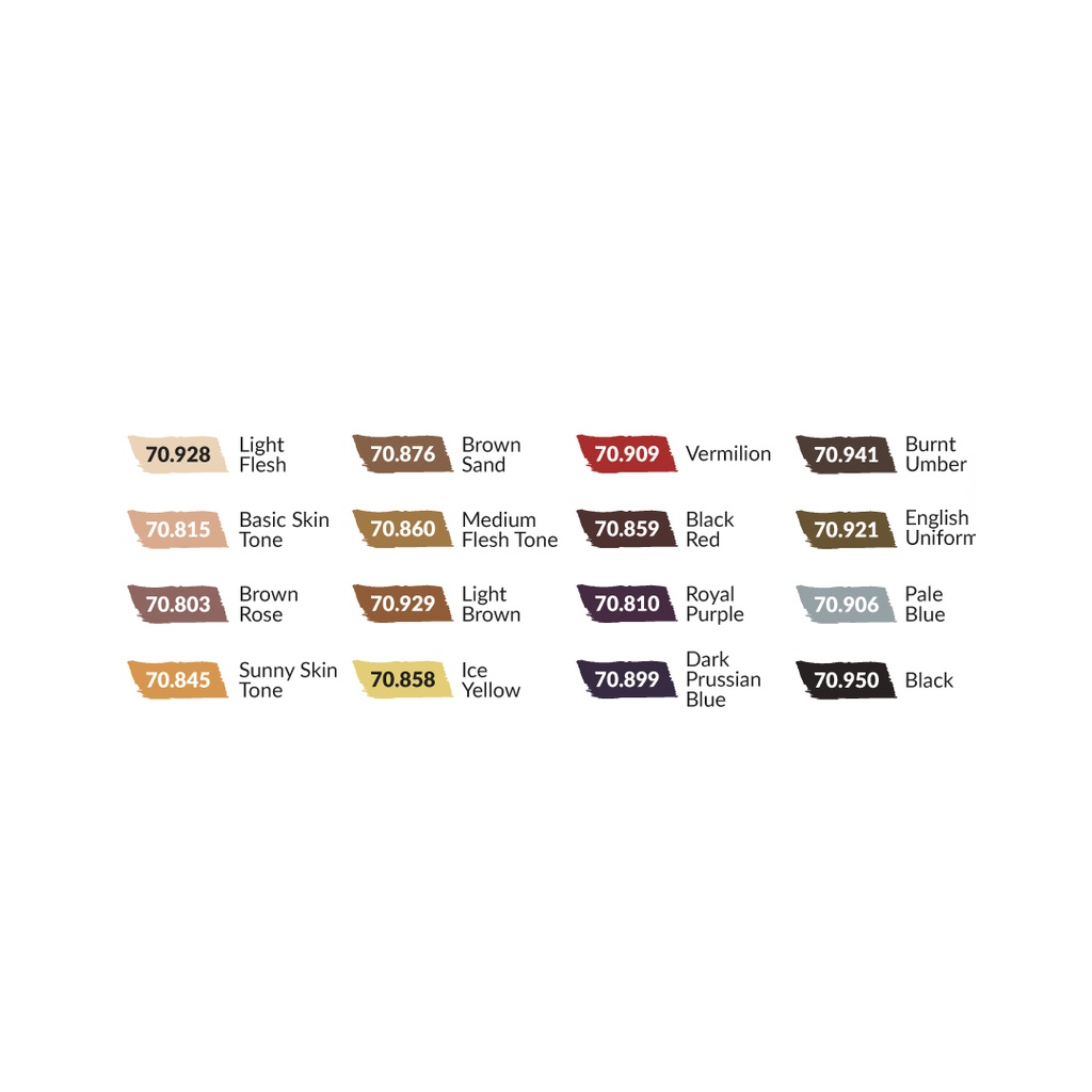 Figure Color Series : Face & Skin Tones