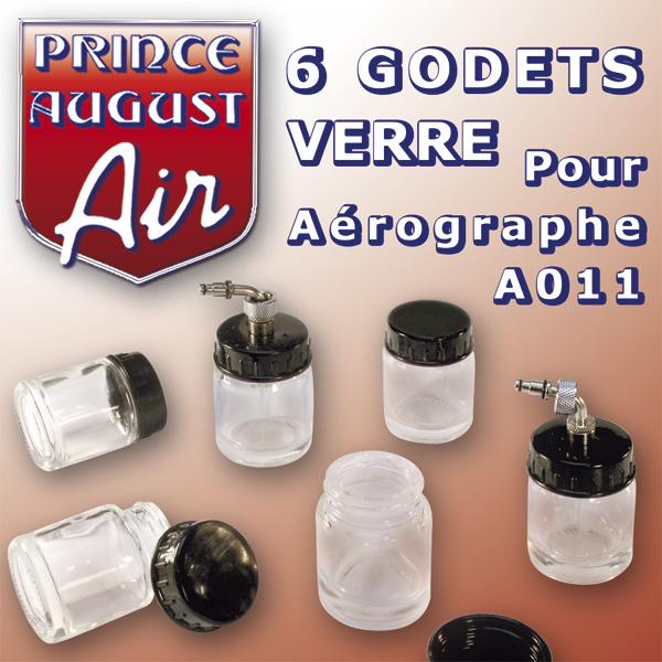 6 godets verre pour A011