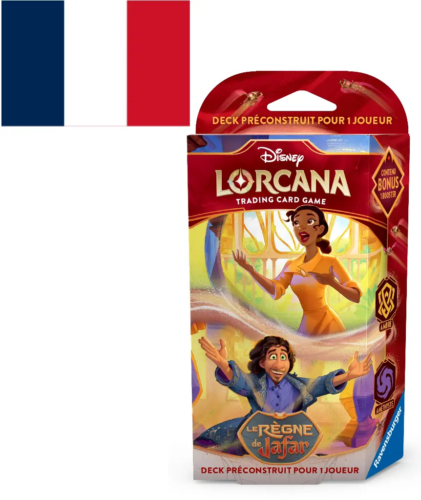 Lorcana S8 Le Règne De Jafar : Deck Préconstruit Mulan & Stitch VF