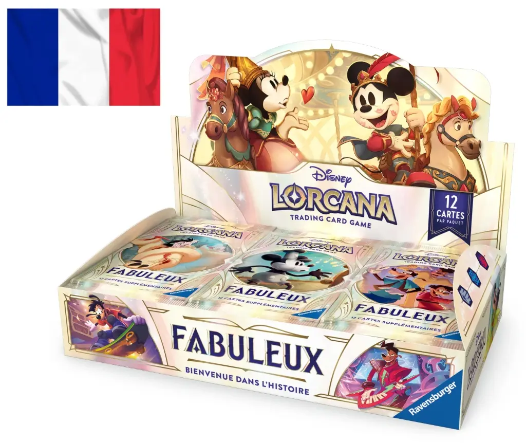 Lorcana S9 Fabuleux : Display De 24 Boosters FR