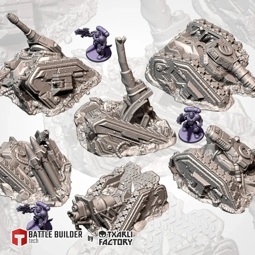 Destroyed Tanks