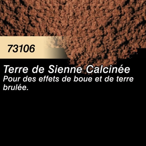 [73106] Pigment Terre de Sienne Calcinée