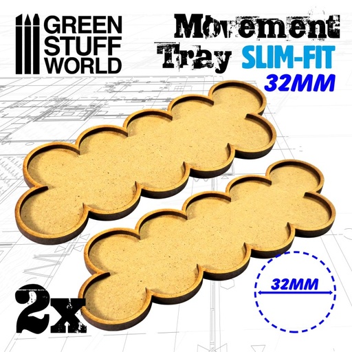 [8435646504278ES] Plateau De Mouvement Skirmish 32mm