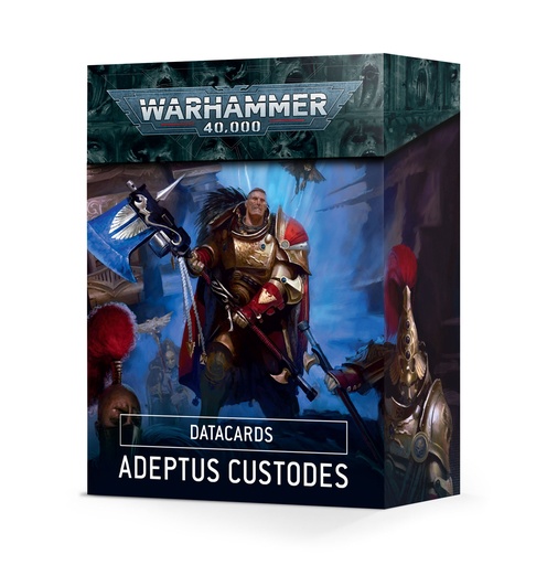 [01-15] Adeptus Custodes Datasheet Cards FR