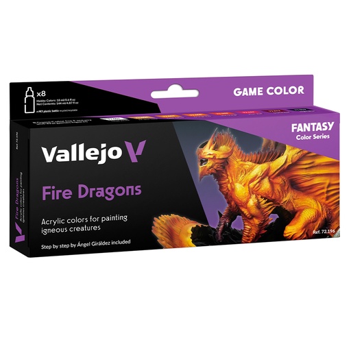 [72196] Fantasy Color Series Fire Dragons