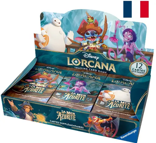 Lorcana S6 La mer Azurite : Display De 24 Boosters VF
