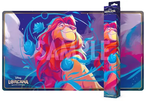 [11098630] Lorcana S9 Fabuleux : Tapis De Jeu Mufasa